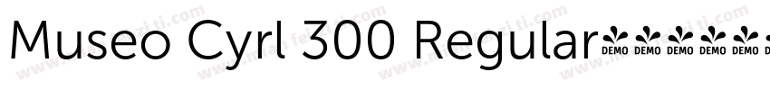 Museo Cyrl 300 Regular字体转换